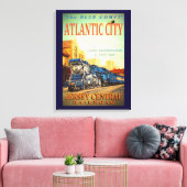 ザブルーコメットトレインキャンバスプリントプリント キャンバスプリント (インサイチュ (リビング))