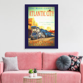 ザブルーコメットトレインキャンバスプリントプリント キャンバスプリント (インサイチュ (リビング))