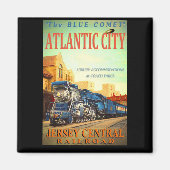 ザブルーコメットトレインスクエアマグネット マグネット (正面)