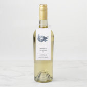 ザブルーシーシェル |の結婚ウェルカムゲスト ボトルネックタグ (ボトル)