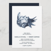 ザブルーシーシェル |結婚式招待状 招待状 (正面/裏面)