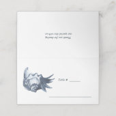 ザブルーシーシェル |航海のテー結婚ブルの場所 プレイスカード (外部開封)