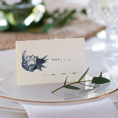 ザブルーシーシェル |航海のテー結婚ブルの場所 プレイスカード