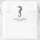 ザブルーシーホース |の結婚モノグラム スクエアシール (バッグ)