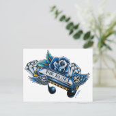 ザブルースハーモニカフラッシュアート ポストカード (スタンド正面)