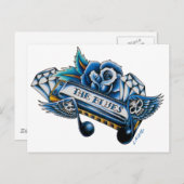 ザブルースハーモニカフラッシュアート ポストカード (正面/裏面)