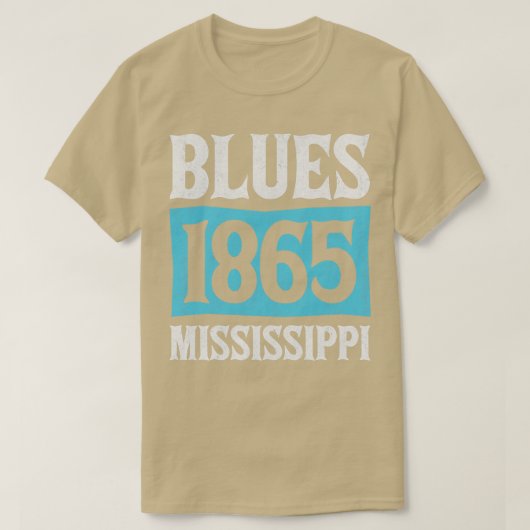 ザブルース1865ヴィンテージ Tシャツ (デザイン正面)