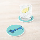 ザブルーダックシュント犬 コースター (側面)