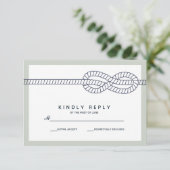 ザブルーノット |ウェディングRSVP 出欠カード (スタンド正面)