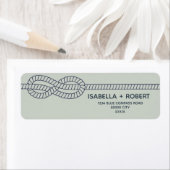 ザブルーノット |海航海の事結婚の ラベル (インサイチュ)