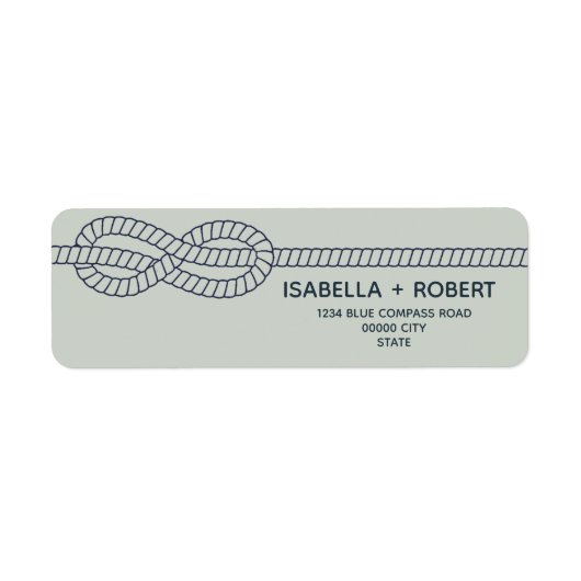 ザブルーノット |海航海の事結婚の ラベル (正面)