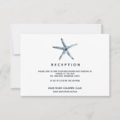 ザブルーヒトデ |ウェディングレセプションエンクロージャ 招待状 (正面)