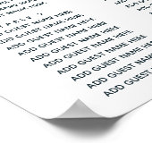 ザブルーヒトデ |航海のの結婚座席表 ポスター (角)