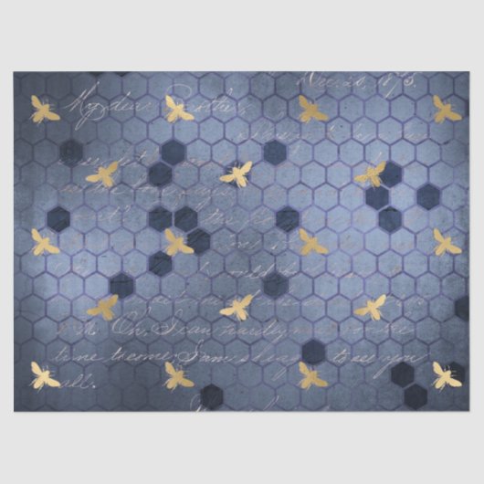 ザブルービーシリーズデザイン12ティッシュペーパー 薄葉紙 (正面)