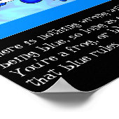 ザブルーフロギー ポスター (角)