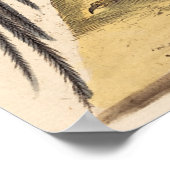 ザブルーヘロン(Ardea coulea) ポスター (角)