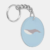 ザブルーホエールカラーブロック キーホルダー (正面左)