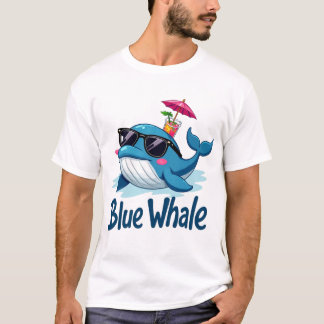 ザブルーホエー威厳のあるル:巨大な海深度 Tシャツ