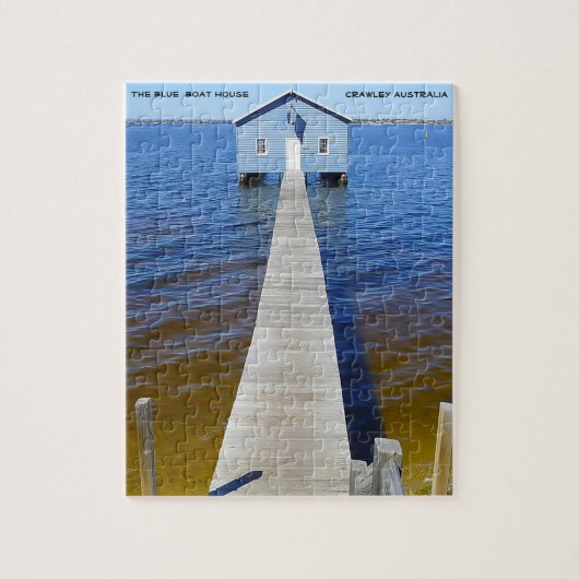 ザブルーボートハウスクロリーオーストラリア ジグソーパズル (縦)