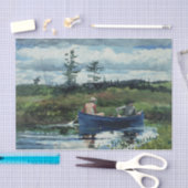 ザブルーボートバイウィンスローホーマー 薄葉紙 (クラフト)