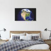 ザブルーマーブルネクストジェネレーションアース4 キャンバスプリント (インサイチュ (寝室))