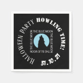 ザブルームーンハローウィンパーティナプキン スタンダードカクテルナプキン (正面)