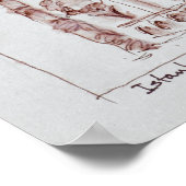 ザブルーモスク |トルコ，イスタンブール ポスター (角)