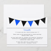 ザブルーモダンバンティン結婚ズコレクション エンクロージャーカード (正面/裏面)