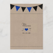 ザブルーモダンバンティン結婚ズコレクション メニュー (裏面)