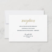 ザブルーリーフ |ウェディング航海のレセプション 招待状 (正面)