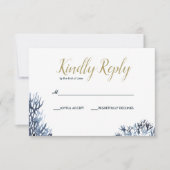 ザブルーリーフ |ウェー航海のディングRSVP 出欠カード (正面)