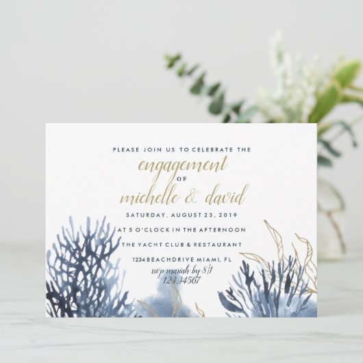 ザブルーリーフ |航海のの結婚婚約 招待状 (スタンド正面)