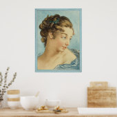 ザブルーレディーバイルイマリン・ボンネット ポスター (キッチン)