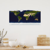 ザブルー大理石 ポスター (キッチン)