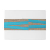 ザブルー素朴ボウ結婚コレクション 招待状ベリーバンド (裏面例)