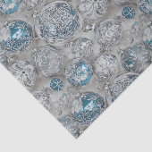 ザブルー&シルバークリスマスバルブシリーズデザイン11 薄葉紙 (詳細)