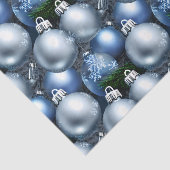 ザブルー&シルバークリスマスバルブシリーズデザイン12 薄葉紙 (詳細)