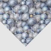 ザブルー&シルバークリスマスバルブシリーズデザイン13 薄葉紙 (詳細)