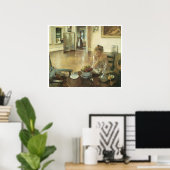 ザブレックファーストルーム1903エドムンドチャールズ・タルベル ポスター (ホームオフィス)