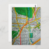 ザブロンクス, NYヴィンテージマップ ポストカード (正面/裏面)