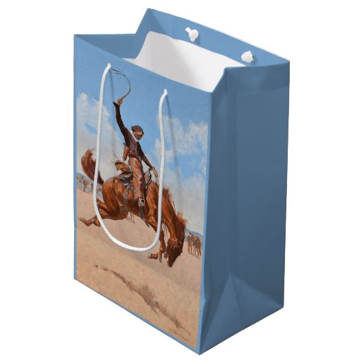 ザブロンコバスター(Frederic Remington著) ミディアムペーパーバッグ (正面アングル)