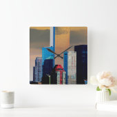 ザブロード·ファイナンシャル·センターマンハッタンニューヨーク·ポスト スクエア壁時計 (ホーム)