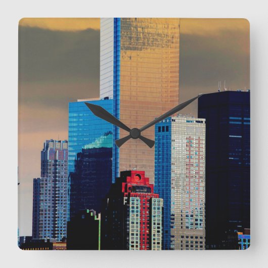 ザブロード·ファイナンシャル·センターマンハッタンニューヨーク·ポスト スクエア壁時計 (正面)