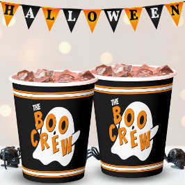 ザブークルー幽霊ファミリーハローウィンパーティブラック 紙コップ