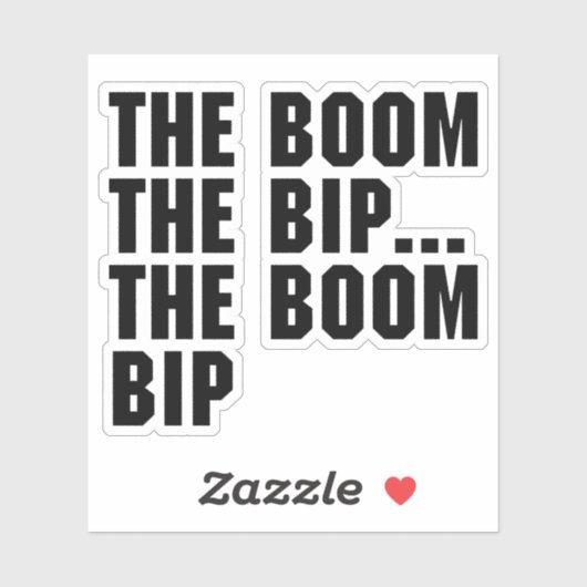 ザブームのBip シール (シート)