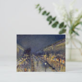 ザブーレバードモンマルトルアットナイトピサロ ポストカード (スタンド正面)