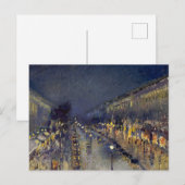 ザブーレバードモンマルトルアットナイトピサロ ポストカード (正面/裏面)