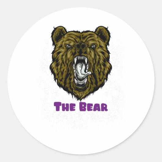 ザブ怒ログマ ラウンドシール (正面)