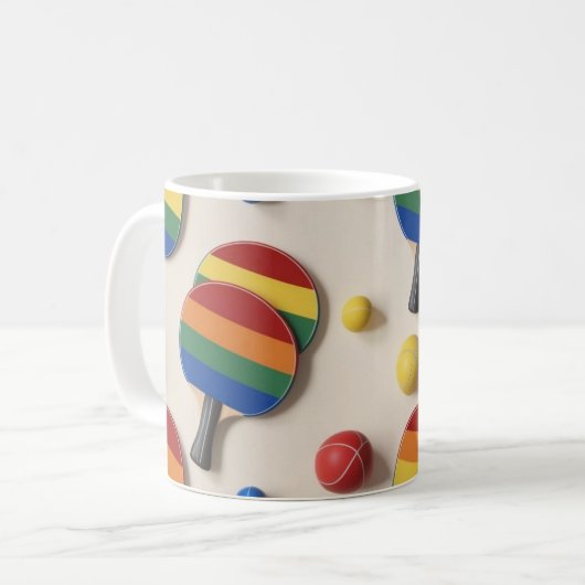 ザプライドピンポン コーヒーマグカップ (正面左)