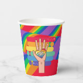 ザプライドLGBT with Rainbowテーマ   紙コップ (正面)